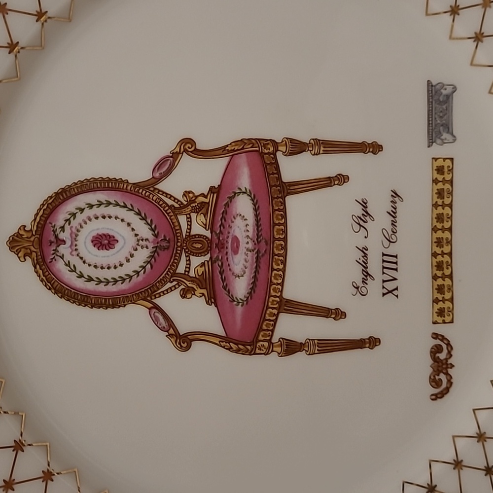 Set of 4 Limoges French Chairs Collection by EMAIL DE LIMOGES - Picture 8 of 16
